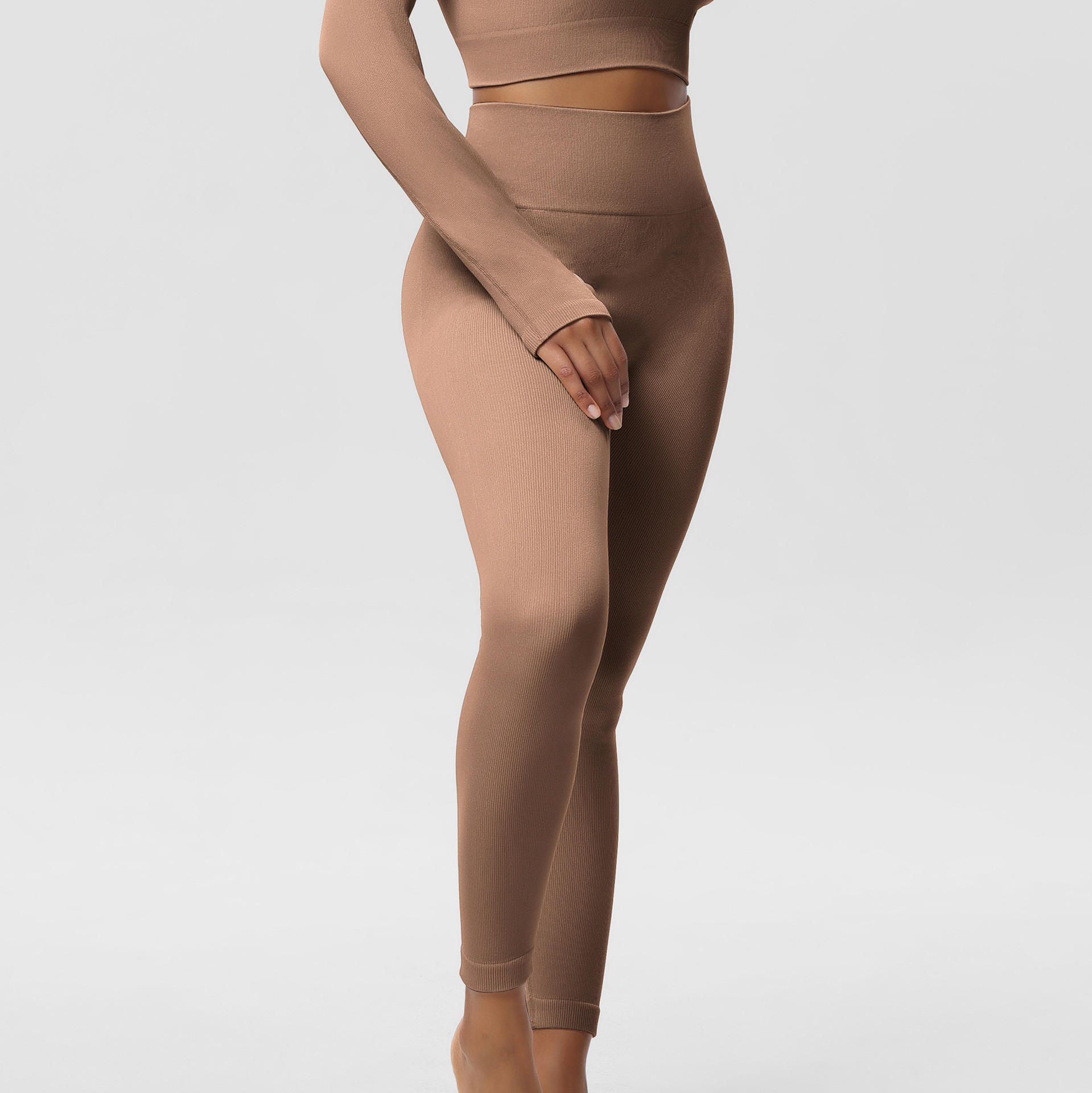 Womens Seamless High Waist Leggings Running Outdoors Workout Activewear Pants